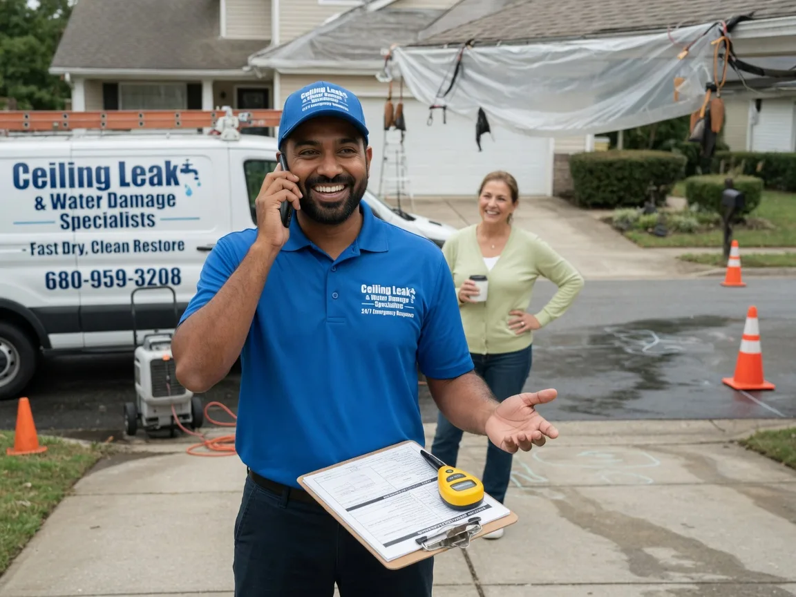 Ceiling Leak Cleanup Poplar Grove, IL FAQs